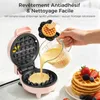 YASHE Mini gaufrier ABW59C, 550 W, plaque 10 cm, Voir les images du produit 2