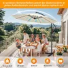 Ombrellone Izrielar 3 m beige con manovella, protezione Anteprima dell’immagine prodotto 3