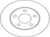 TRW Bremsscheiben (2 Stück) Vorderachse DF4041 Produktbild-Vorschau 3