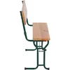 Festzeltgarnitur 110 cm mit Rückenlehne 3-teilig, Tisch 50 Produktbild-Vorschau 2