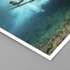 Poster - Poster ohne Rahmen - Surfen Unterwasser Frau - Produktbild-Vorschau 2