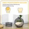 PawHut Katzenkorb, Katzenhütte mit Kissen, Katzenhöhle, Produktbild-Vorschau 4