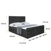 ALTDECOR Boxspringbett mit Fußteil, H3 Matratze und Topper Produktbild-Vorschau 6