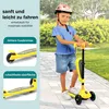 SereneLife Kinderroller ab 3 Jahre – LED Tretroller faltbar Produktbild-Vorschau 3