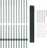 vidaXL Drôtený plot so stĺpikmi 25 x 1,2 m (Š x V) Náhľad obrázku produktu 2