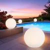 LED Solar Kugelleuchte mit Erdspieß - 30 cm - Garten Deko Produktbild-Vorschau 5