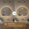 Miroir de salle de bain LED avec éclairage, variateur Voir les images du produit 4