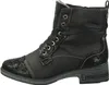 Mustang Damen Boot Stiefelette Prägemuster 7-Loch-Schnürung Produktbild-Vorschau 27