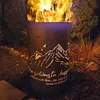 Feuertonne, Feuerkorb, Feuerschale mit Motiv BERGE - Die Produktbild-Vorschau 2