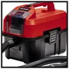 Einhell TE-VC 18/10 Li-Solo, 10 l, Torba, Czarny, Czerwony, Podgląd zdjęcia produktu 46