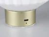 LED stolová lampa - H 19 cm - Mosadz - Biela - Sklo - Kov - Náhľad obrázku produktu 8