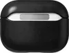 A black leather case for AirPods Pro (2nd generation) is shown from the top. Anteprima dell’immagine prodotto