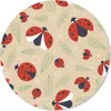 MuchoWow® Mauspad Mousepad Marienkäfer - Blätter - Design Produktbild-Vorschau 1