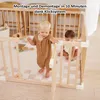 Holz Laufstall Baby 120×160 cm & Luxe Spielmatte (4 cm) – Produktbild-Vorschau 8