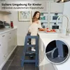 Lernturm NEO aus Buchenholz - Grau -100% Produktbild-Vorschau 4