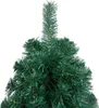 vidaXL Semi-sapin de Noël artificiel éclairage boules vert Voir les images du produit 11