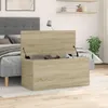 vidaXL Kufer dąb sonoma 100x42x46 cm materiał Podgląd zdjęcia produktu 3