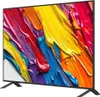 A television screen displaying a colorful abstract painting. Produktbild-Vorschau