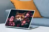 MuchoWow® Laptop Aufkleber Sticker Cover Fuchs - Blumen - Produktbild-Vorschau 4