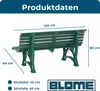 Banc Helgoland, 150 cm, vert Plastique vert foncé Voir les images du produit 14