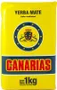 A yellow bag of Canarias Yerba Mate tea. Produktbild-Vorschau