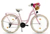 MILORD Damenfahrrad Citybike Komfort Mit Weidenkorb Produktbild-Vorschau 2