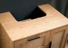 WOHNLING Mobile sottolavabo effetto rovere 60x60x40 cm con Anteprima dell’immagine prodotto 5