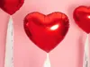 Coeur en feuille rouge 45cm - Le ballon parfait pour vos Voir les images du produit 4