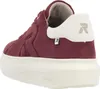 Rieker Sneaker - Bordeaux / Weiß Synthetik : 37 : Normal Produktbild-Vorschau 3