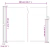 vidaXL Tenda laterale estensibile Beige 180x300 cm Anteprima dell’immagine prodotto 8