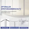 IMPTS Duschkabine 90x90cm Viertelkreis Duschabtrennung Produktbild-Vorschau 7