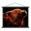 MuchoWow® Textilposter Schottischer Highlander - Kuh - Produktbild-Vorschau 1
