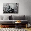 Obraz na płótnie, Banksy Walka pokoju z miłością 120x80 cm Podgląd zdjęcia produktu 2