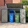 Mülltonnenbox BEALIFE 158x105x134 cm aus verzinktem Stahl | Produktbild-Vorschau 1