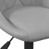 vidaXL Tabouret de bar 2 pcs velours gris clair Voir les images du produit 9