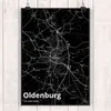 Mr. & Mrs. Panda Bild Oldenburg DIN A0 - Geschenk, drucke, Produktbild-Vorschau 2