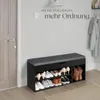 tectake® Schuhbank Natalya 104 x 30 x 49 cm Produktbild-Vorschau 6