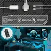 Five Stars® L-förmiger Gaming Schreibtisch - Computertisch Produktbild-Vorschau 7