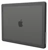 The back of a dark gray laptop case with the Apple logo visible. Voir les images du produit