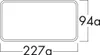 A diagram showing the dimensions of a product. Anteprima dell’immagine prodotto
