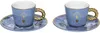Bialetti BRID001, Set, 0,08 l, Blau, Porzellan, Tasse, Produktbild-Vorschau 5