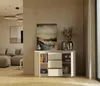 Cassettiera ampia con cassetti e ante ELBE - cashmere Anteprima dell’immagine prodotto 2