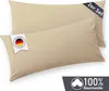Two beige pillowcases are shown on a white background. Anteprima dell’immagine prodotto