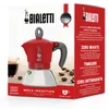 Bialetti Moka induction, Mokka-Kanne, 0,1 l, Rot, Silber, Produktbild-Vorschau 7