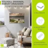 ARTland Wandbild Alu für Innen & Outdoor Schwarzer Busch Produktbild-Vorschau 2