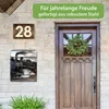 banjado Design Briefkasten Stahl schwarz mit Zeitungsfach Produktbild-Vorschau 4
