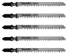Lot de 5 lames MAKITA A-85628 pour scie sauteuse (bois, Voir les images du produit 1