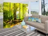 Paravento monofacciale Paesaggi 225x172 cm 5 pezzi giallo Anteprima dell’immagine prodotto 2
