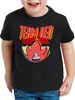 BaumwolleCloud TEAM RED Kinder T-Shirt Team Rot Wagemut Produktbild-Vorschau 1