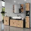Mobiletto per lavabo Vicco Irma Antracite/Rovere dorato Anteprima dell’immagine prodotto 7